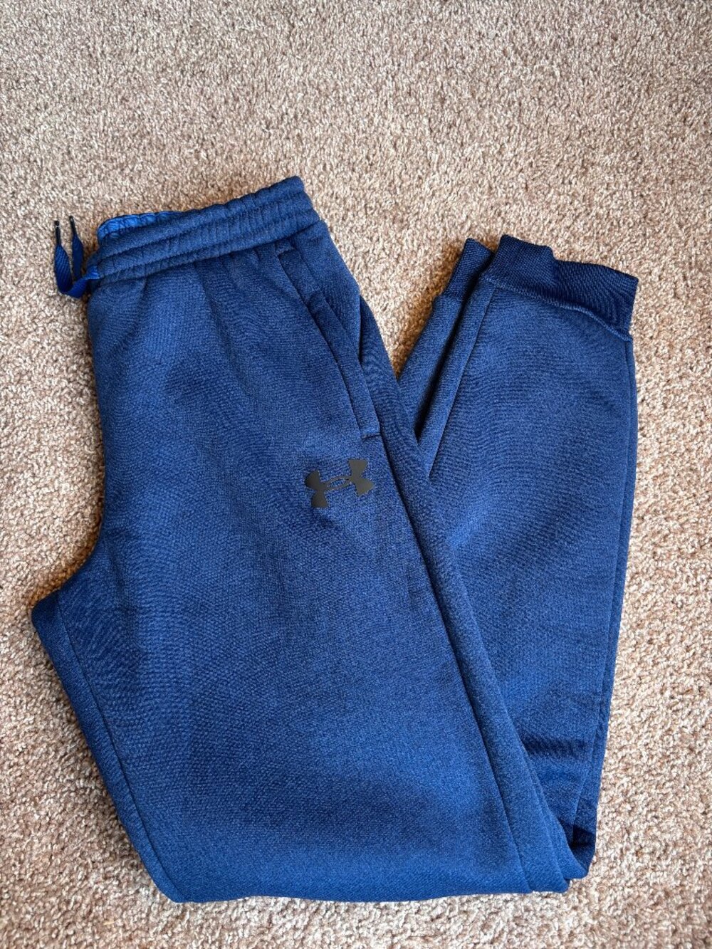 Under Armour Joggers Sweatpants Dark Blue Youth Large